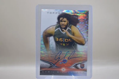 2014 Topps Platinum Cyril Richardson #62 - Image 1 of 2