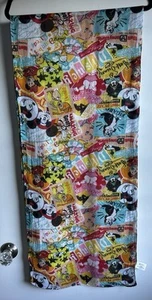Disney Parks Scarf Mickey Mouse Minnie Mouse Figaro Dumbo Goofy Donald Retro - Picture 1 of 13