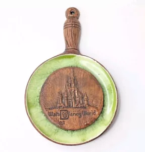 Vintage 1970s Walt Disney World Treasure Craft Faux Wood Ceramic Wall Decor - Picture 1 of 8
