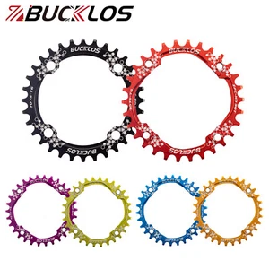 Bucklos 32T 34T 36T 38T Kettenblatt rund oval Mountainbike 104BCD schmal breit US - Bild 1 von 15