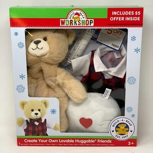 BUILD-A-BEAR Crea il tuo orsacchiotto di Natale peluche adorabili amici abbracciabili - Foto 1 di 3