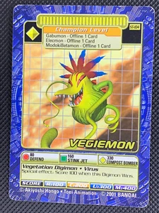 Vegiemon ST-104 Digimon Digital Monsters Bandai 2001 NonFoil [2] - Imagen 1 de 2