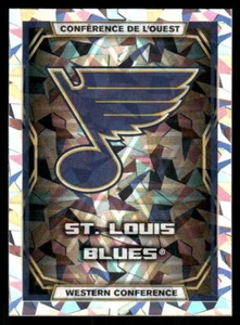 Colección de pegatinas Topps NHL 2021-22 #456 logotipo de St Louis Blues - Imagen 1 de 2