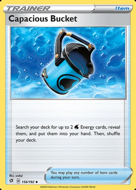 x4 Capacious Bucket - 156/192 - Uncommon Pokemon SS02 Rebel Clash M/NM - Image 1 of 1