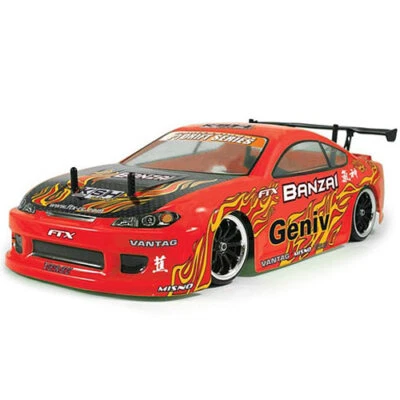 FTX Banzai 1/10 4WD Brushed Drift RTR RC Car with Batt, Chgr & 2.4ghz Radio Red - Image 1 of 3