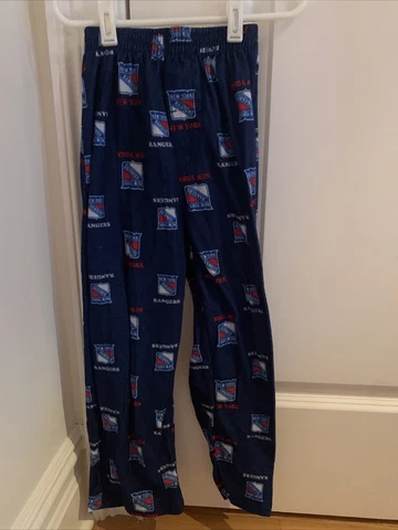 NHL Blue Unisex kids  new york rangers lounge pant M(5-6) Gently Used Cover