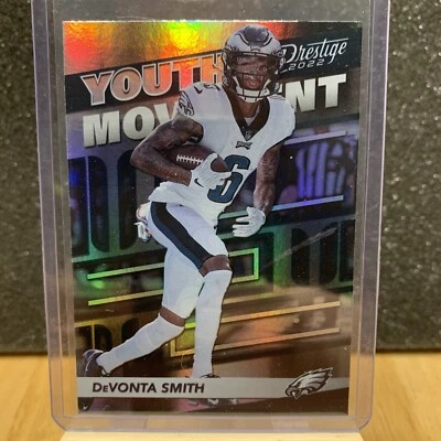 DeVonta Smith 2022 Panini Prestige Youth Movement # YM-3 Insert Philadelphia Eag - Image 1 of 2