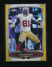 ANQUAN BOLDIN 2014 TOPPS CHROME GOLD REFRACTOR #/50 *SAN FRANCISCO 49ERS*