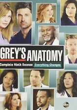 Grey's Anatomy The Complete Ninth Season DVD Boxed Set Dolby Subtitle