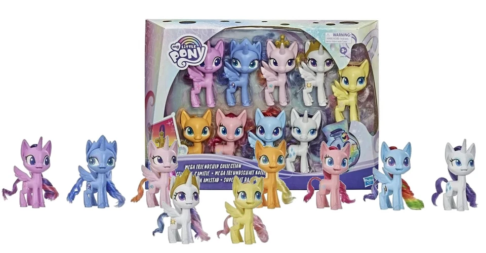 My Little Pony: Mega Friendship Collection Set of Nine 5in. Ponies New in Box - Image 1 of 1
