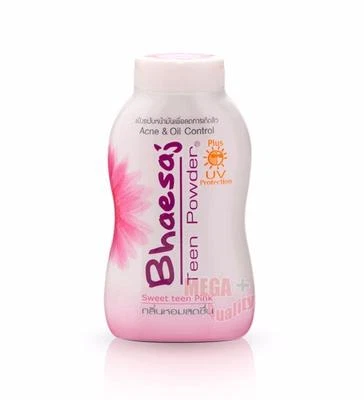 Bhaesaj Teen Powder Acne and Oil Control Fresh Scent #Sweet Teen Pink 50g - Image 1 of 3