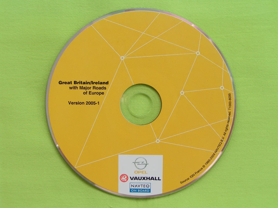 CD NAVIGATION OPEL NCDC NCDR ENGLAND IRLAND EU 2005 ZAFIRA B ASTRA CORSA SIGNUM - Bild 1 von 1