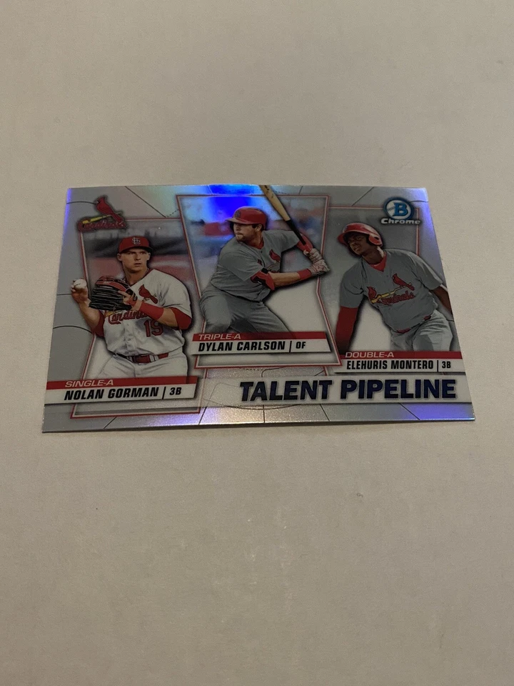 2020 Bowman Chrome Cardinals Talent Pipeline Dylan Carlson #TP-STL - Image 1 of 1