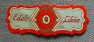 old Bottle Label label Otto Light Fuerstenwalde Spree Herrenstrasse Draft - Picture 1 of 2