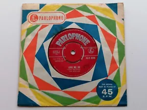 THE BEATLES ORIG 1962 UK 45 LOVE ME DO RED PARLOPHONE CROSSOVER LABELS - Bild 1 von 12