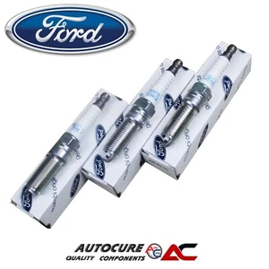 FOR FORD FIESTA 1.1 ZETEC MK8 2017 ONWARDS 3x GENUINE DEALER OE FORD SPARK PLUGS - Picture 1 of 1
