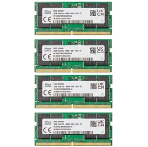 New Hynix 64GB (4X16GB) DDR5 4800MHz PC5-38400 1RX8 Notebook SODIMM Memory Ram - Picture 1 of 6