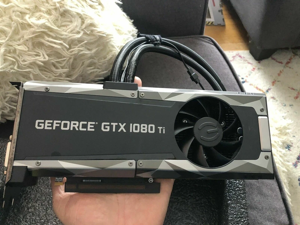 EVGA GeForce GTX 1080 Ti SC2 Hybrid 11GB Graphics Card - Image 1 of 3