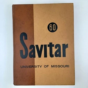 SAVITAR University of Missouri 1960 Yearbook Annual + Tigers Football News Clips - Imagen 1 de 12