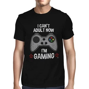 Camiseta 1Tee para hombre I can't Adult Now, I'm Gaming - Imagen 1 de 24