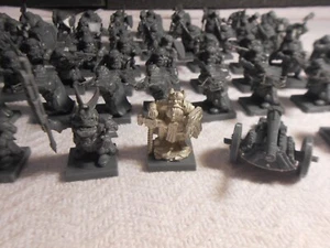 Warhammer King of War Dwarf Army Lot of 68 Figures Unpainted with Shipping Foam - Picture 1 of 20