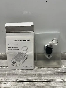 MicroVoice 3-One World-The Essentials Voice Mini Grabadora Llavero Plateado Nuevo - Imagen 1 de 3