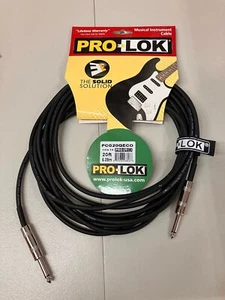 Nuovo cavo strumento 20 piedi | da 1/4" a 1/4" - tasti chitarra studio palco ProAudio - Foto 1 di 3