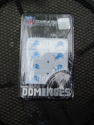 Оловянные домино Detroit Lions NFL Double Six 28 нераспечатанные - Изображение 1 из 2