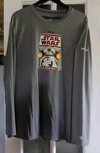Run Disney 2017 Star Wars Half 10K Marathon DISNEYLAND Shirt Size XL Champion  - Picture 1 of 9