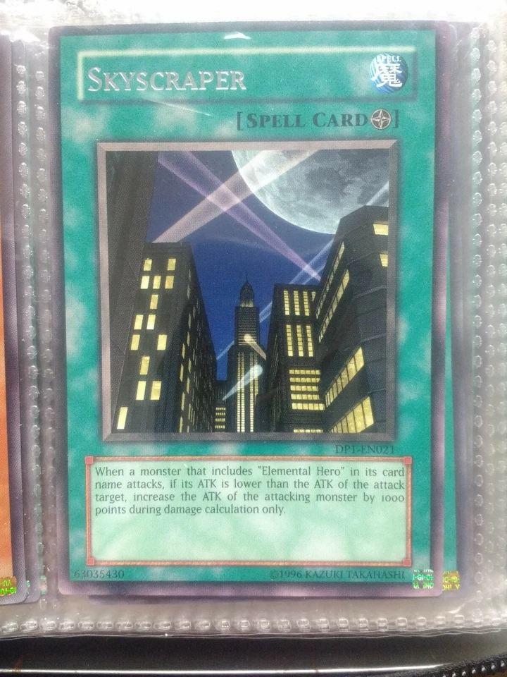 YuGiOh Card - Skyscraper DP1-EN021 Rare - mint - sleeved - free postage - Photo 1/1