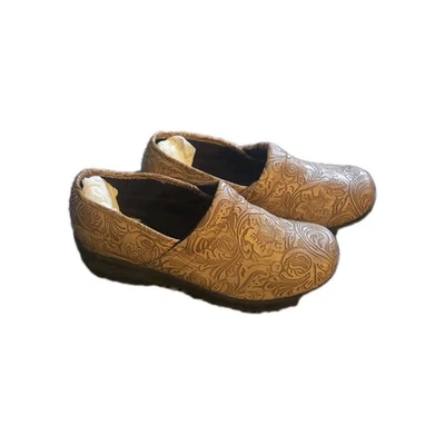 Женские рабочие туфли-слипоны SafeTstep устойчивые к скольжению с тиснением размер 8 коричневые... - Изображение 1 из 4