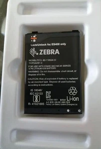 Battery ES400 3.7V 82-118524-03 Battery For Zebra MC45 Symbol - Photo 1 sur 3