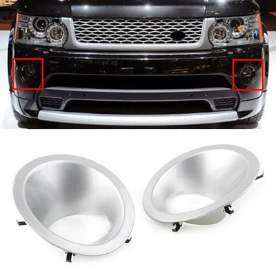 Pair Fog Lamp Light Bezel Cover Set for Range Rover Sport 2010 2011 2012 2013 - Image 1 of 4