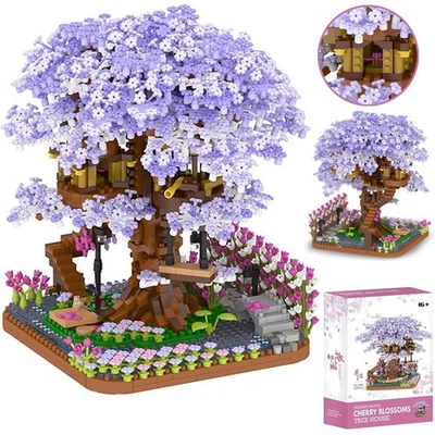 Sakura Baum Bausteine Bausatz 2200pcs Klemmbausteine Kirschblütenbaum Modell - Bild 1 von 4