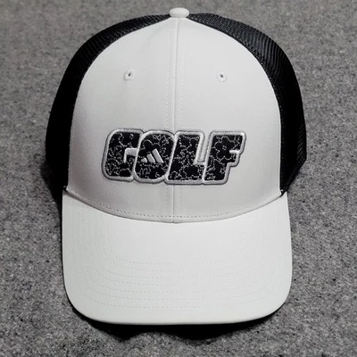 Gorra Adidas para hombre negra blanca Golf Lo Pro Trucker Snapback 3 rayas adulto Foto 1 de 4