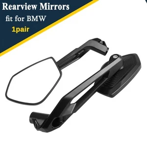 Rear Side View Mirrors For BMW R Nine T Pure C400X S1000XR F900R R1250GS R1200GS - Picture 1 of 12