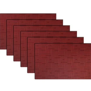 PlacematsWashable Durable Woven Vinyl Placemats for Dining TableHeat Resistan... - Picture 1 of 9