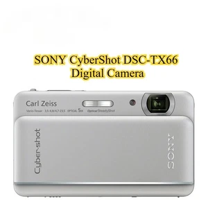 SONY CyberShot DSC-TX66 Digital Camera Built-in Wi-Fi with Accessories Silver - Picture 1 of 7