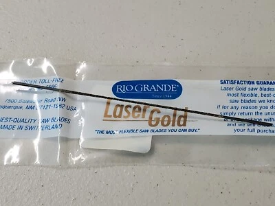Nuevas hojas de sierra Rio Grande Laser Gold 6/0 docena ~ 60+ hojas usadas varios tamaños Foto 1 de 4