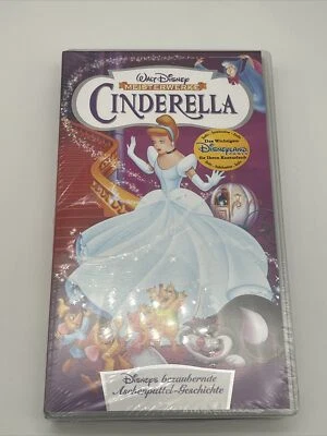 Walt Disneys Meisterwerke Cinderella/ Aschenputtel Film - VHS - Neu, OVP - Bild 1 von 4