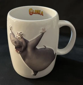 Universal Studios Singapore Dreamworks Madagascar Embossed Gloria White Mug - Picture 1 of 6