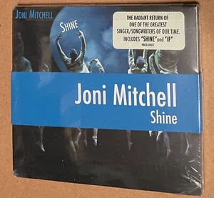 new CD JONI MITCHELL / SHINE digipak w/ 32 pg booklet 2007 Hear Music HMCD-30457 - Picture 1 of 2