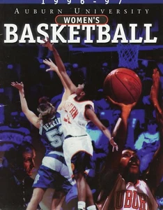 Auburn Women's Basketball Bi-Fold Box Score Sheet 1996 - 1997   - Picture 1 of 2