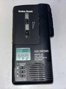 Radio Shack Micro30 Handheld Voice Recorder Fully Functional Microcassette Works - Picture 1 of 8