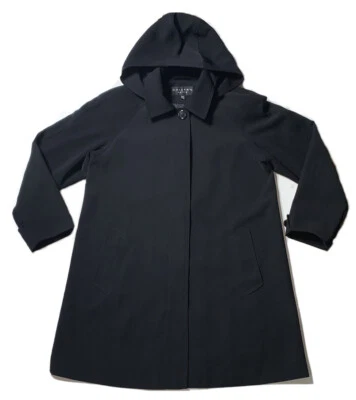 Preowned-Gallery Detachable Hood & Button Front Collared Jacket Womens (Size PM) - Image 1 of 4