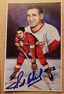 Abel, Sid signiert auf 1992 Hockey Hall of Fame Legends of Hockey Karte #12 - Bild 1 von 2
