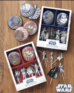 Williams-Sonoma STAR WARS Rebel Alliance Galactic Empire Cupcake Decorating Kits - Picture 1 of 4