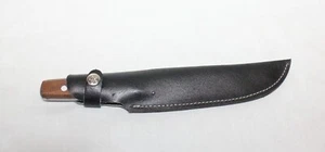 Pakistan Knife Stainless Steel Blade Hard Wood Handle With Leather Sheath - Picture 1 of 6