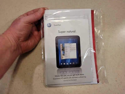 HP Touchpad Instruction Manual, Sealed with Technical Support Phone Numbers - Image 1 of 4