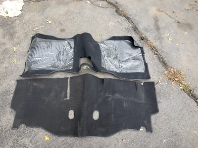 AMC Jeep Mopar NOS CJ YJ Brand New Factory OEM Front Carpet Gray - Image 1 of 2